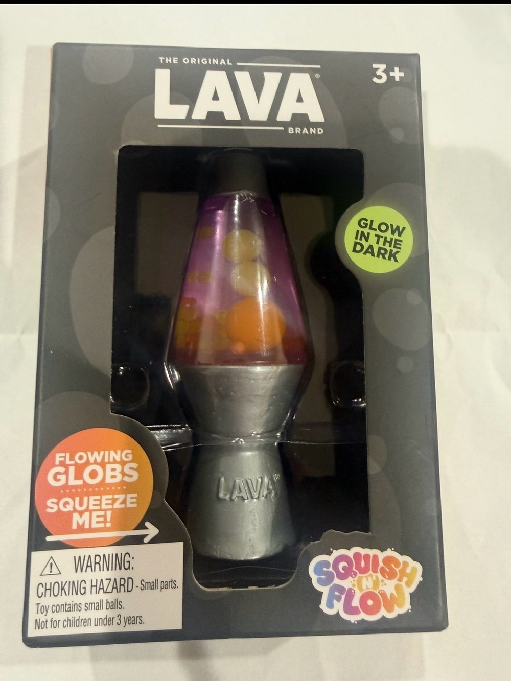 Schylling Glow-In-The-Dark Lava Lamp Squishy